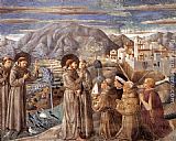 Benozzo Di Lese Di Sandro Gozzoli Wall Art - Scenes from the Life of St Francis (Scene 7, south wall)